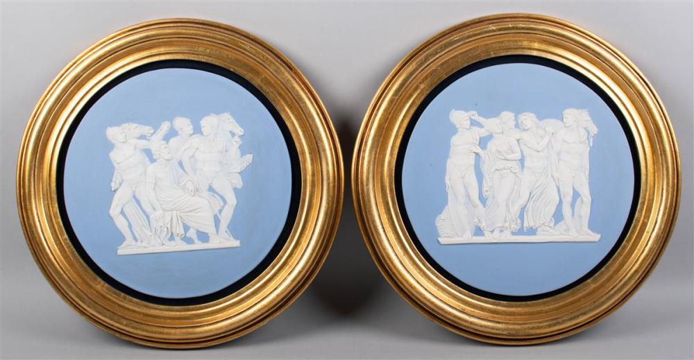 PAIR OF WEDGWOOD LIGHT BLUE SOLID 33bad8