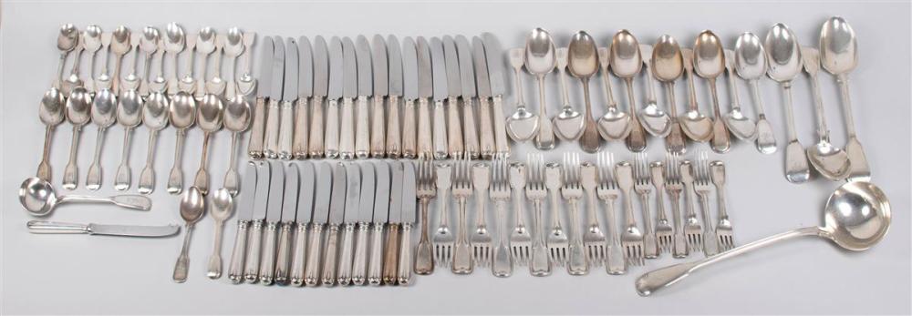 EARLY VICTORIAN SILVER ASSEMBLED 33be73
