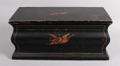 WOOD BOX WITH AMERICAN EAGLE 19TH 33bea8