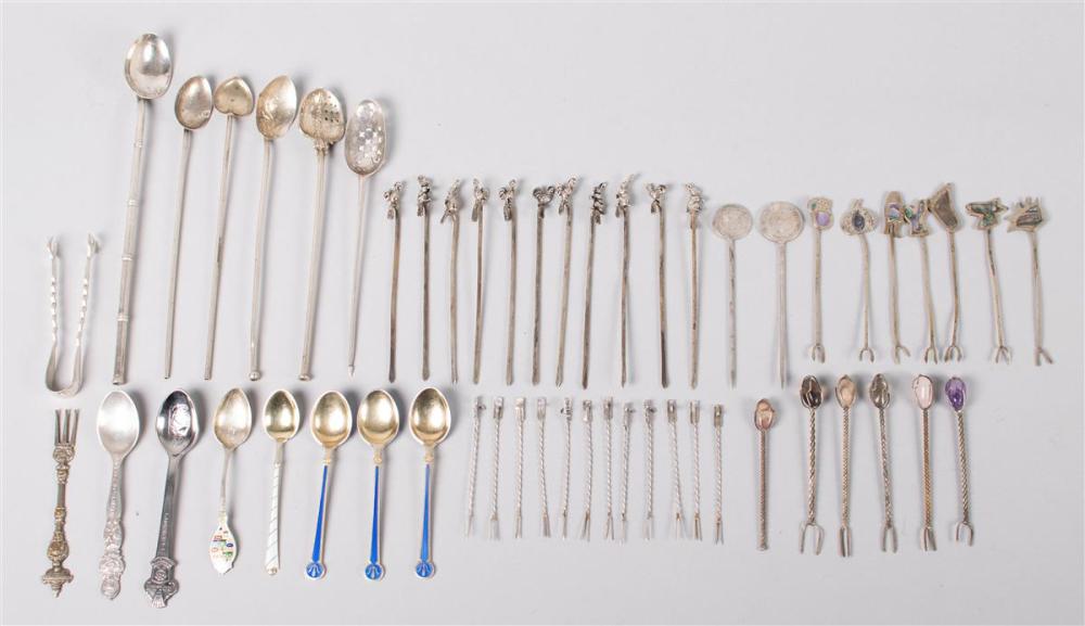 COLLECTION OF SILVER SIPPER SPOONS  33c09c