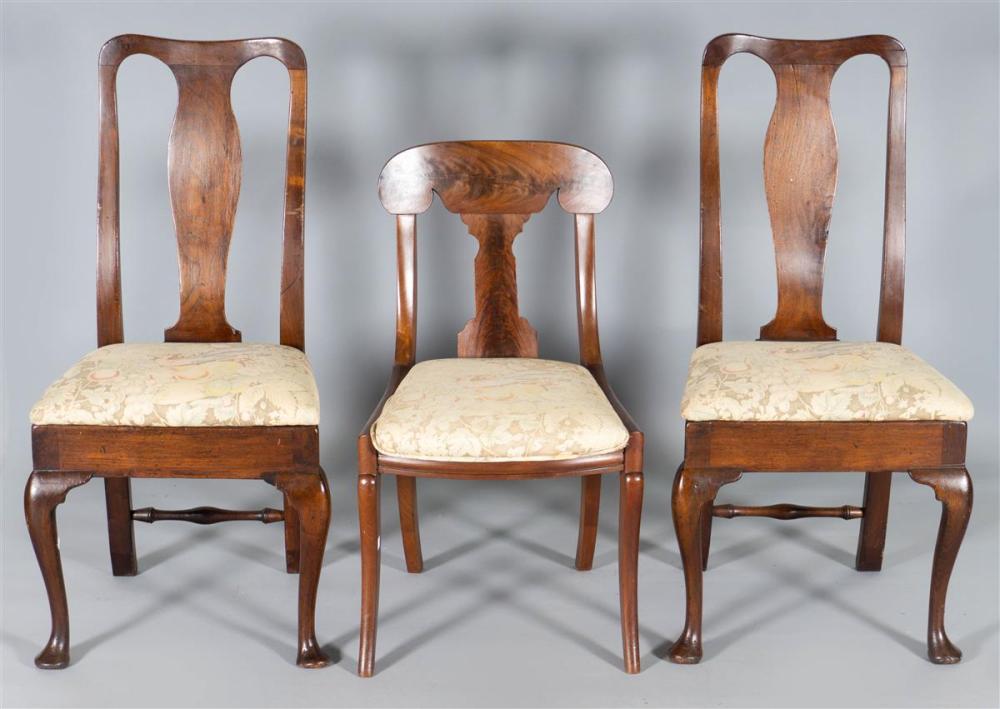 PAIR OF QUEEN ANNE STYLE MAHOGANY 33c113
