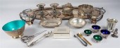GROUP OF SILVER AND PLATED TABLEWARESGROUP