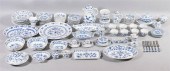 ASSEMBLED MEISSEN AND OTHER MAKERS BLUE
