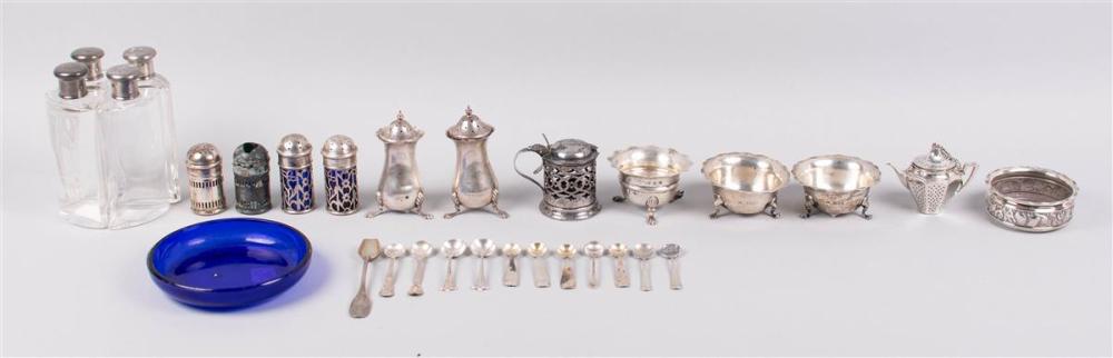 GROUP OF SILVER PLATED AND GLASS 33c20f
