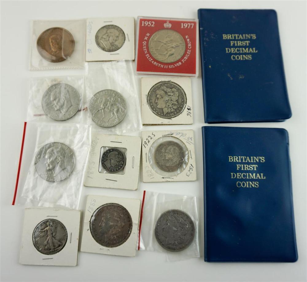 BAG OF MISCELLANEOUS COINS AND 33c278