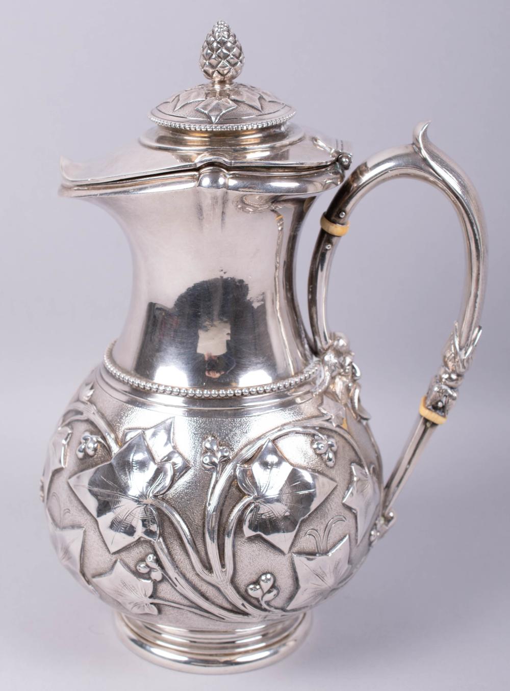 EARLY TIFFANY CO SILVER CHASED 33c589