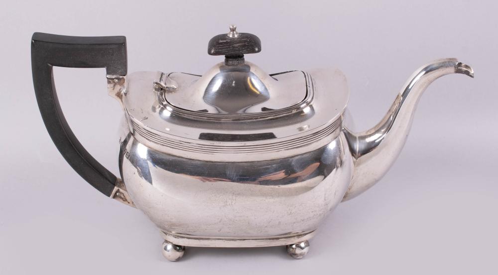 GEORGE V SILVER TEAPOT CHESTER 33c7ab