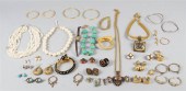 COLLECTION OF COSTUME JEWELRY AND A