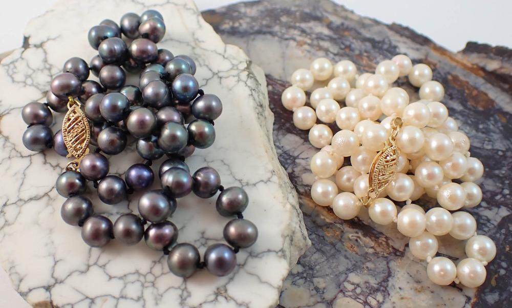 TWO PRINCESS LENGTH PEARL AND FOURTEEN 33f199