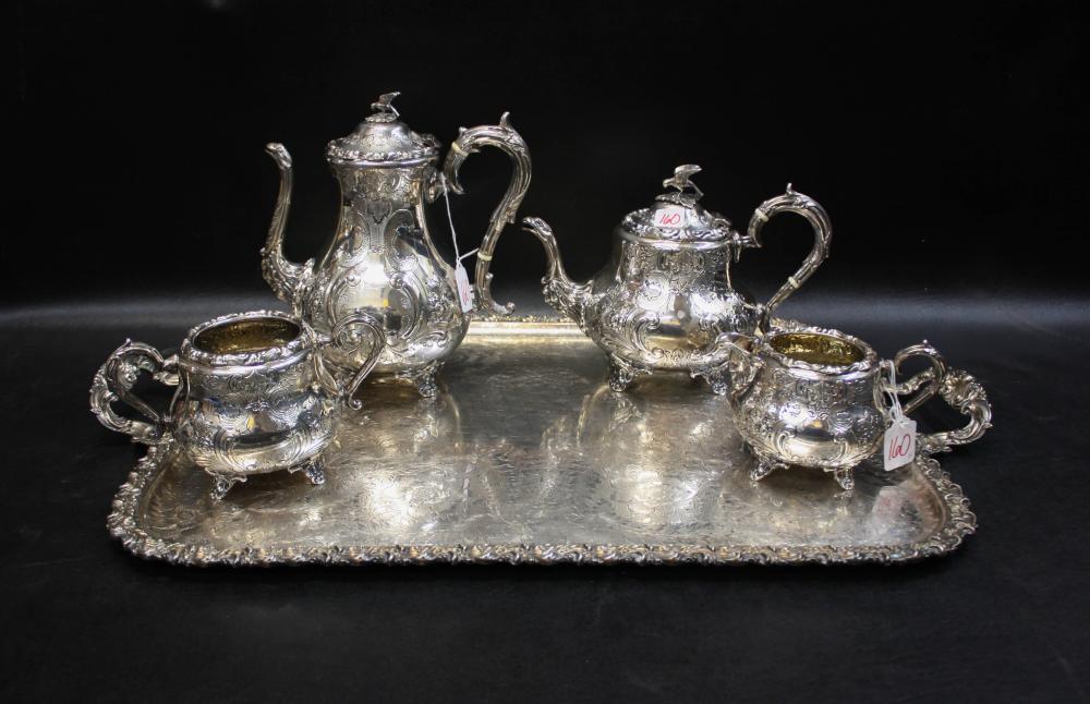 SILVER PLATED TEA AND COFFEE SET 33f713
