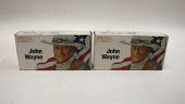 TWO BOXES OF JOHN WAYNE COMMEMORATIVE