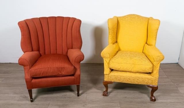 2 UPHOLSTERED ARMCHAIRS2 upholstered 3407d9