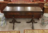 FEDERAL STYLE MAHOGANY CONSOLE TABLE,