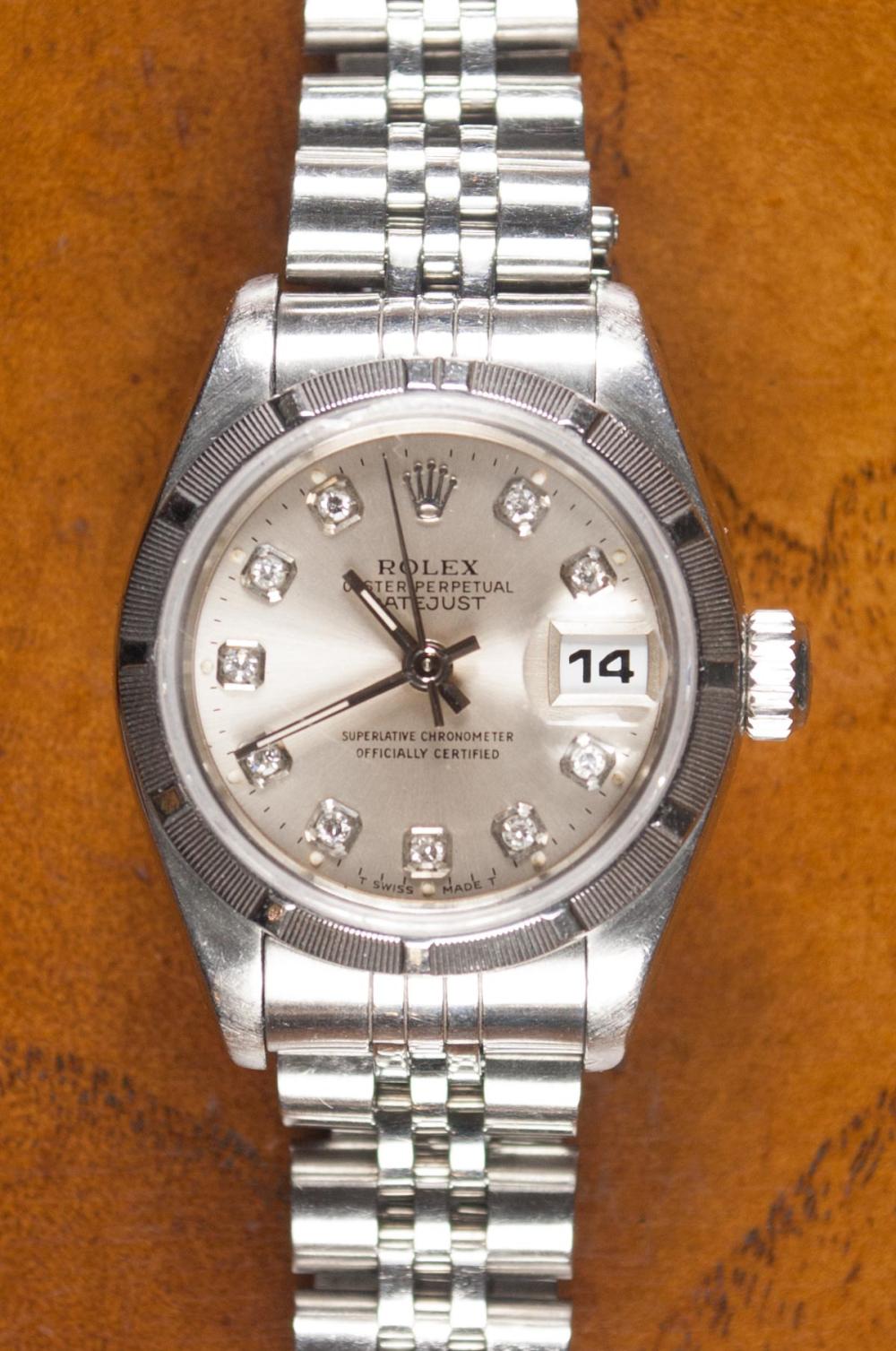 LADY S ROLEX OYSTER PERPETUAL DATEJUST 33e2cc
