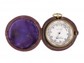 LATE 19TH C. BALLOONISTS POCKET BAROMETER