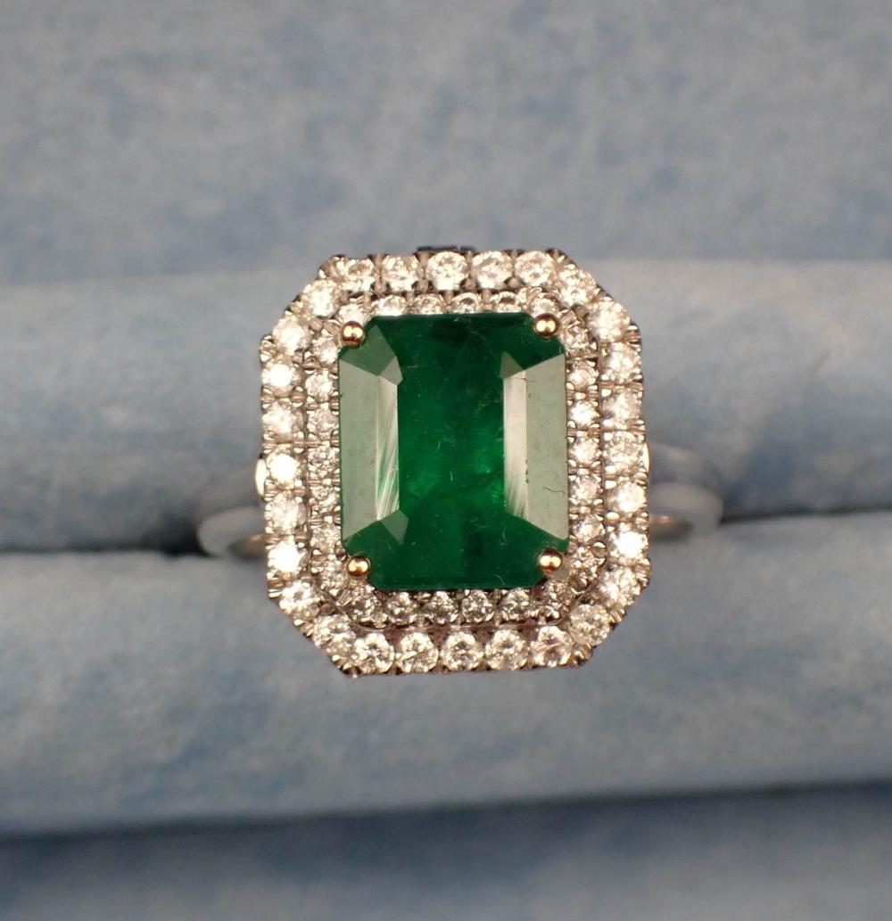 COLOMBIAN EMERALD DIAMOND AND 3419bc
