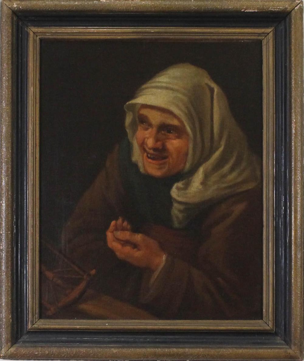 PORTRAIT OF A DUTCH WOMAN OIL 341a4d