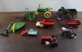 COLLECTION OF NINE FARM RELATED TOYSCOLLECTION