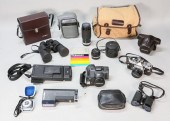GROUPING OF CAMERAS, ACCESSORIES, AND