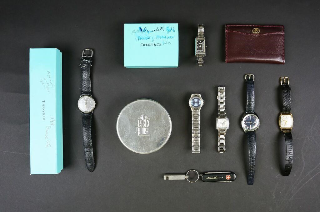 GROUPING OF WATCHES AND ACCESSORIESTiffany 342488