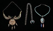 3 NATIVE AMERICAN TURQUOISE NECKLACES3