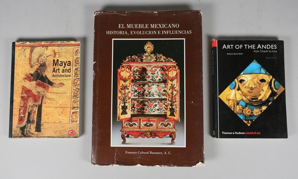 3 BOOKS ON ART FROM MEXICO ANDES 342737