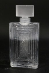 SIGNED LALIQUE DUNCAN CRYSTAL PERFUME 3427e4