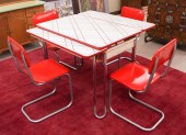 MID-CENTURY KITCHEN DINETTE TABLE AND