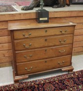 CHIPPENDALE STYLE FOUR-DRAWER BACHELOR