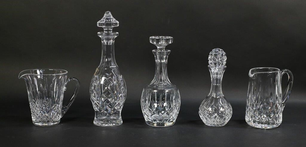 WATERFORD ATLANTIS CRYSTAL DECANTERS 342e08