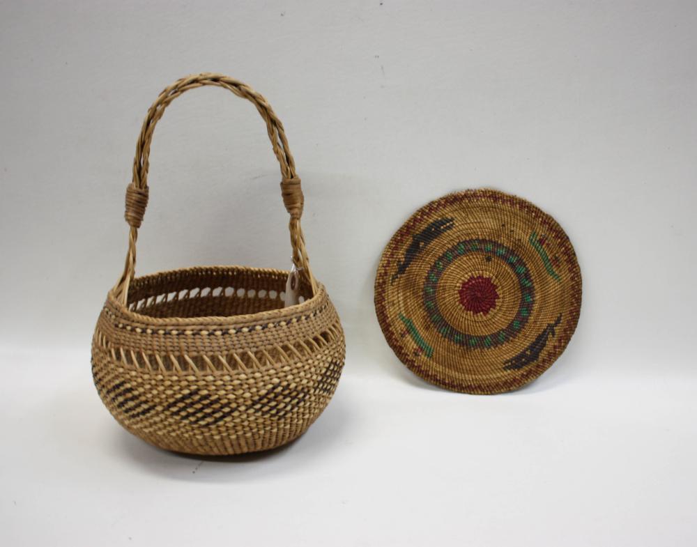 TWO NORTHWEST NATIVE AMERICAN WOVEN 340851