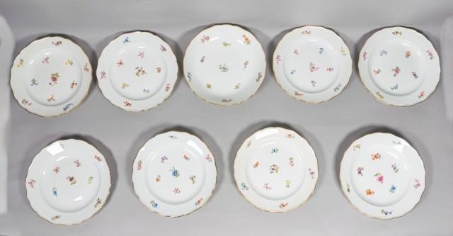 MEISSEN SCATTERED FLOWERS BOWL 340c4a