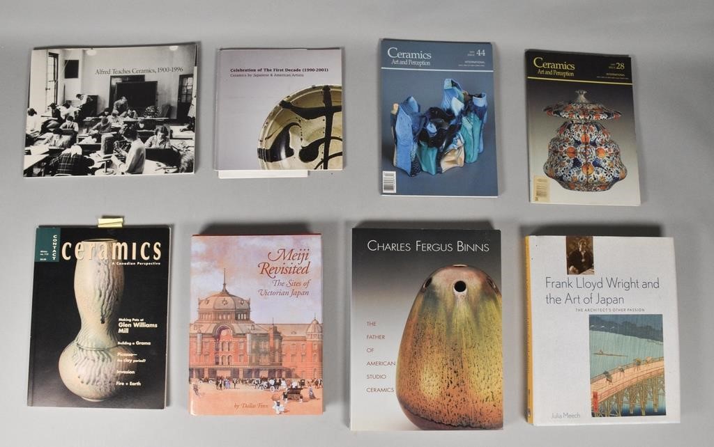 8 BOOKS ON STUDIO CERAMICS AND 34101c