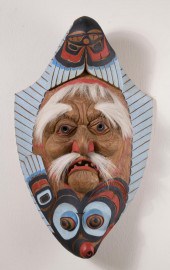 CHIEF LELOOSKA CARVED AND PAINTED 3415d6