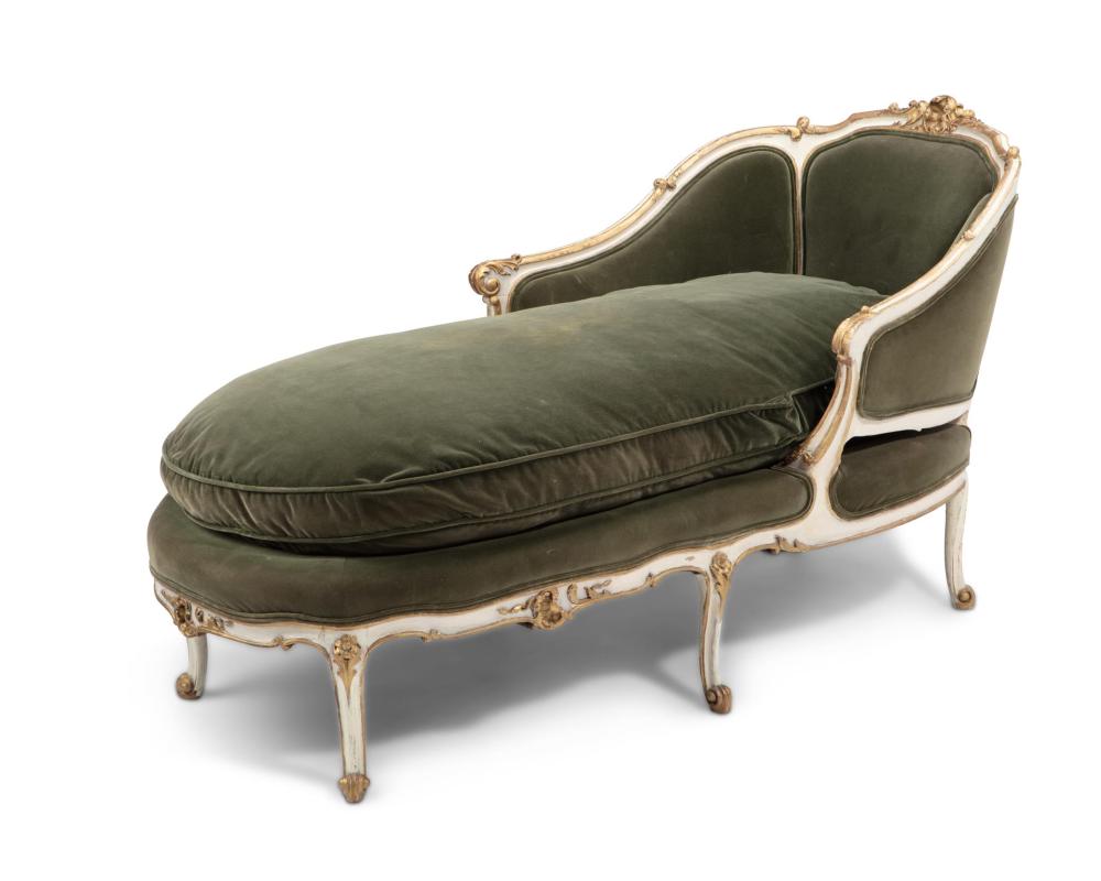 A FRENCH LOUIS XV STYLE CHAISE 3440c8