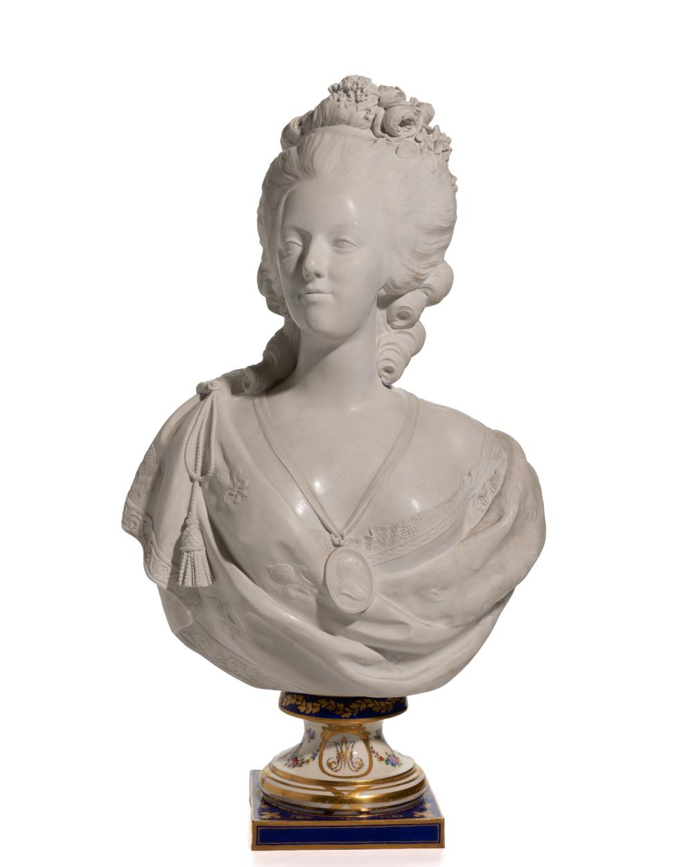 A S VRES PORCELAIN BUST OF MARIE 344a2b