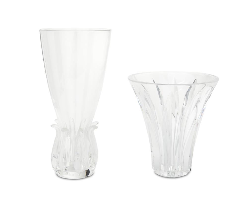 TWO STEUBEN AND BACCARAT CRYSTAL 344d76