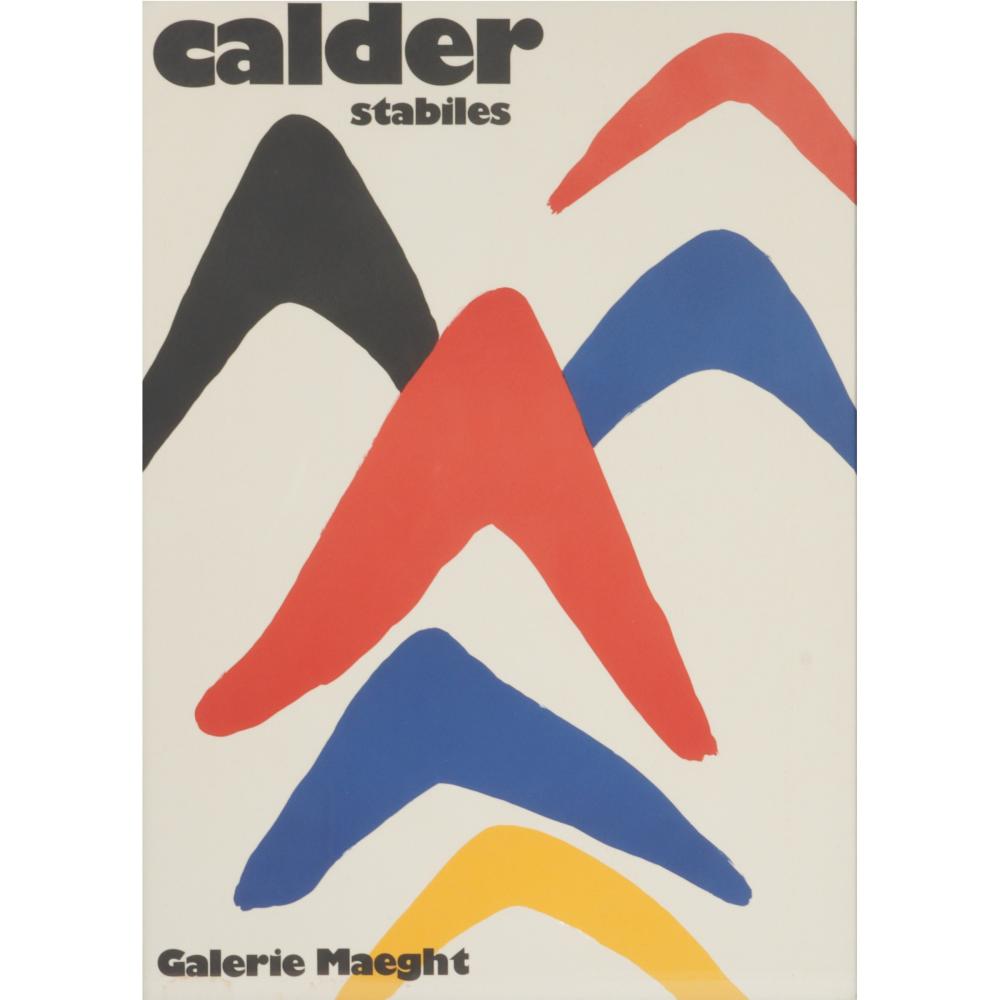 ALEXANDER CALDER COLOR LITHOGRAPH 34508d