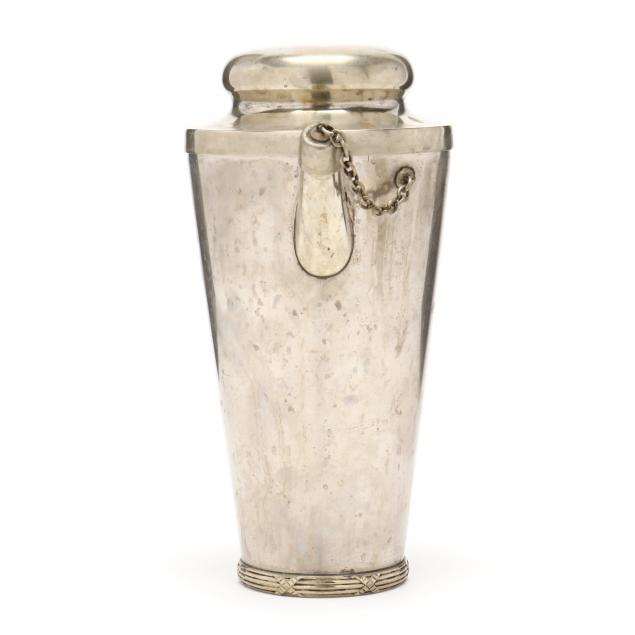 SILVER-PLATED COCKTAIL SHAKER BY JOSEPH