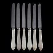 A SET OF SIX TIFFANY & CO. FANEUIL STERLING