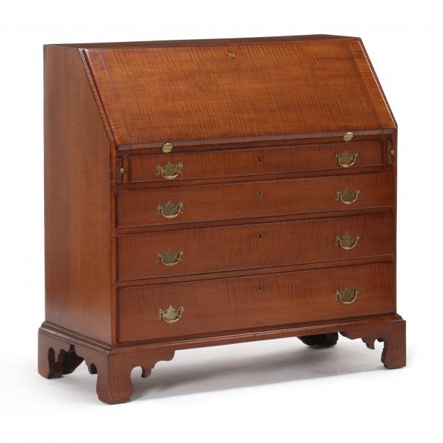 NEW ENGLAND CHIPPENDALE TIGER MAPLE 345505