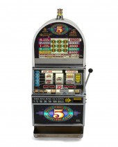 AN IGT FIVE TIMES PAY SLOT MACHINEAn