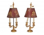 A PAIR OF LOUIS XV STYLE BOUILLOTTE 34345a