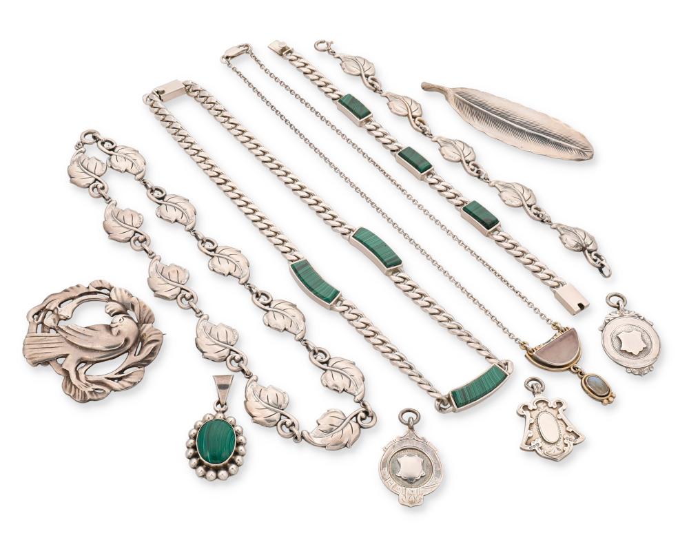 A GROUP OF STERLING SILVER JEWELRYA 3436cb
