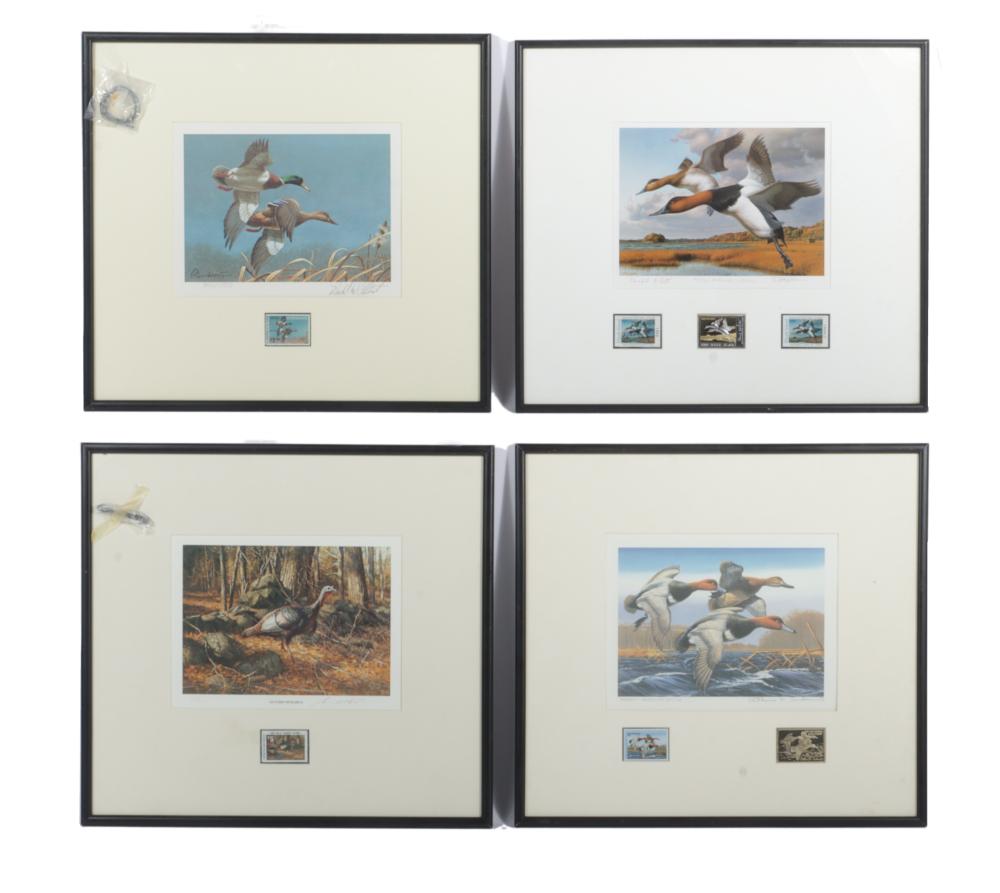 LOT OF 4 LIMITED EDITION WILDLIFE 343c10