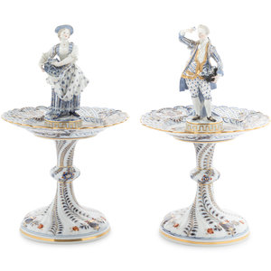 A Pair of Meissen Porcelain Figural 3466c3