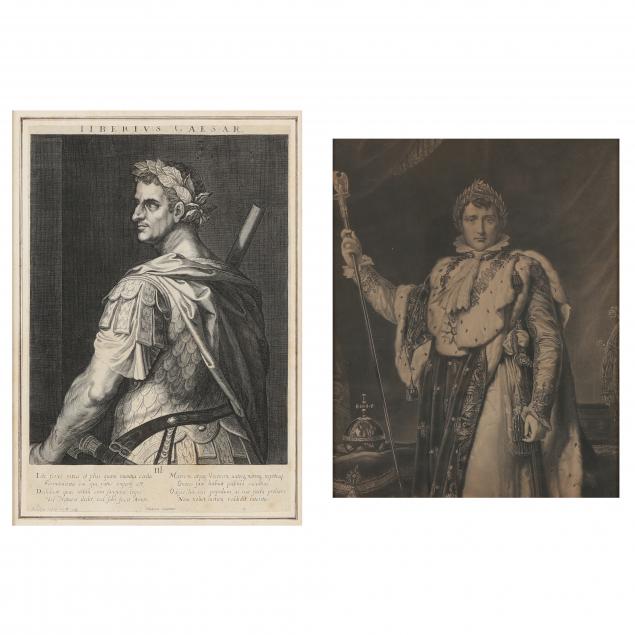 TWO EARLY PORTRAIT ENGRAVINGS  346810