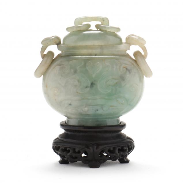 AN ANTIQUE CHINESE CARVED JADE 346ec3