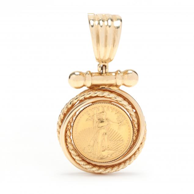 GOLD ENHANCER PENDANT WITH 1998 345838