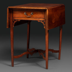 A Late Chippendale Carved Cherrywood 34596d